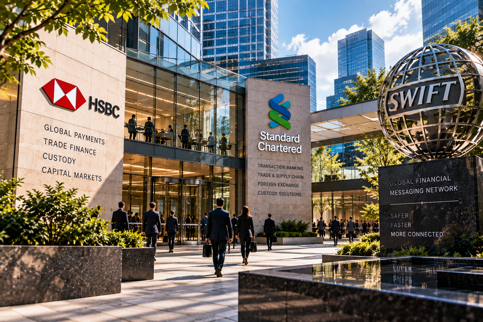 Cross border tokenized deposit interoperability between regulated banks.
